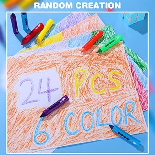 Foto 4 | Foto 4 | Lápices De Baño Epakh Lavables, 24 Piezas, Para Niños - Venta Internacional.