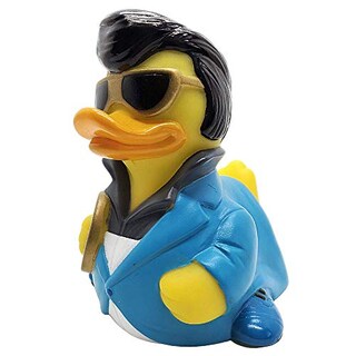 Foto 2 | Foto 2 | Juguete De Baño Celebriducks, Gamuza Azul, Pato De Goma, Elvis Presley - Venta Internacional.