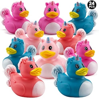 Foto 2 | Foto 2 | Rubber Duckies Bedwina, Miniunicornio, 5 Cm, Paquete De 24 Unidades, Para Niños - Venta Internacional.