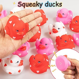 Foto 6 | Foto 6 | Regalos De Fiesta De San Valentín De Rubber Ducks Kockuu, 20 Unidades - Venta Internacional.