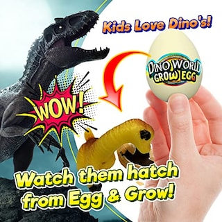 Foto 2 | Foto 2 | Juguete Para Incubar Huevos De Dinosaurio Magic Grow, Varios Dinosaurios - Venta Internacional.