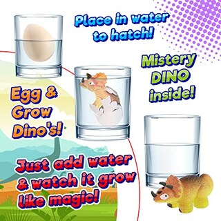 Foto 3 | Foto 3 | Juguete Para Incubar Huevos De Dinosaurio Magic Grow, Varios Dinosaurios - Venta Internacional.
