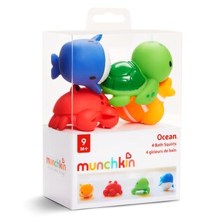Foto 4 | Foto 4 | Munchkin Ocean Squirts Juguetes De Baño, Paquete De 4, Ocean Buddies - Venta Internacional.