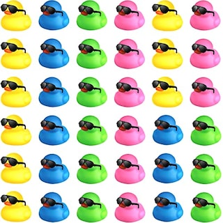 Foto 1 | Foto 1 | Rubber Ducks Chivao Con Gafas De Sol Para Fiesta De Cumpleaños En El Baño - Venta Internacional.