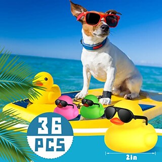 Foto 2 | Foto 2 | Rubber Ducks Chivao Con Gafas De Sol Para Fiesta De Cumpleaños En El Baño - Venta Internacional.