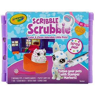 Foto 1 | Foto 1 | Crayola Scribble Scrubbie Pets Tattoo Shop, Set De Juguete P - Venta Internacional.