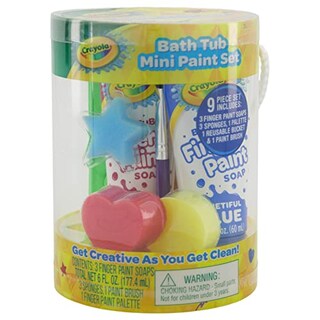 Foto 1 | Foto 1 | Minijuego De Pintura Crayola Para Bañera, 9 Piezas, Con Pintura Para Dedos - Venta Internacional.