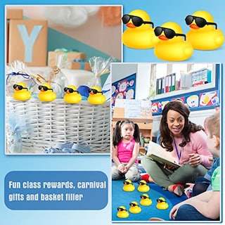 Foto 5 | Foto 5 | Rubber Ducks Chivao 100 Unidades Con 100 Gafas De Sol Para Fiestas Infantiles - Venta Internacional.