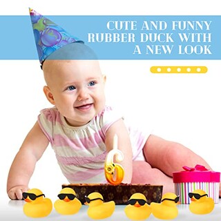 Foto 6 | Foto 6 | Rubber Ducks Chivao 100 Unidades Con 100 Gafas De Sol Para Fiestas Infantiles - Venta Internacional.