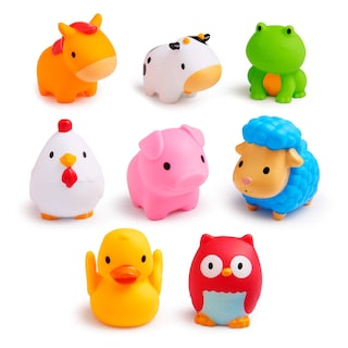 Foto 1 | Foto 1 | Juguete De Baño Para Bebés Munchkin Farm Animal Squirts, Paquete De 8 - Venta Internacional.