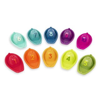 Foto 5 | Foto 5 | Barcos De Baño Battat, Apilables, Numerados, 10, Educativos, Más De 6 M - Venta Internacional.