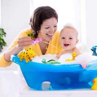 Foto 4 | Foto 4 | Bath Toys Hely Cancy Con Forma De Dinosaurio Sin Moho Para Niños De 4 A 8 Años - Venta Internacional.