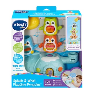 Foto 7 | Foto 7 | Juguete De Baño Vtech Splash And Whirl Playtime Penguins Para Niños Pequeños - Venta Internacional.