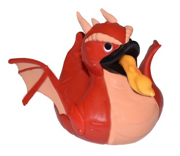 Foto 1 | Foto 1 | Juguete Para Baño/piscina Rubber Duck Wild Republic, Dragón Rojo, 10 Cm, Para Niños - Venta Internacional.