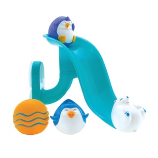 Foto 1 | Foto 1 | Set de Juguetes de Baño Nuby Penguin Slide con 4 Chorros De Baño - Venta Internacional