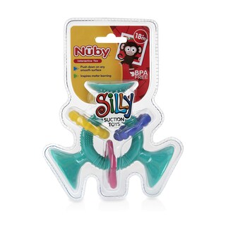 Foto 4 | Foto 4 | Juguete De Succión Nuby Silly Three Prong Interactive Aqua - Venta Internacional.