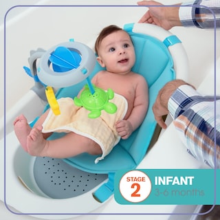 Foto 3 | Foto 3 | Bañera De Verano Para Bebés Con Soporte Suave, Multietapa - Venta Internacional.