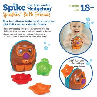 Foto 6 | Foto 6 | Recursos De Aprendizaje De Bath Toys Spike The Fine Motor Hedgehog - Venta Internacional.