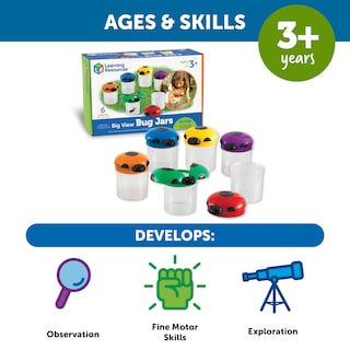 Foto 5 | Foto 5 | Juego De 6 Juguetes Para Exteriores Big View De Bug Jar Learning Resources - Venta Internacional.