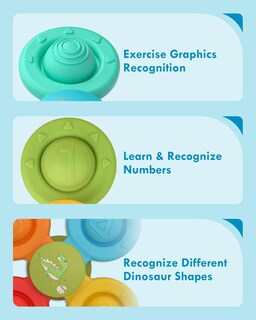 Foto 4 | Foto 4 | Espoladora Giratoria De Silicona Para Niños Pequeños Lehoo Castle De Bath Toys - Venta Internacional.