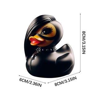 Foto 5 | Foto 5 | Rubber Duck Lady Valentina, Coleccionable De Punk Rock Gótico Oscuro - Venta Internacional.
