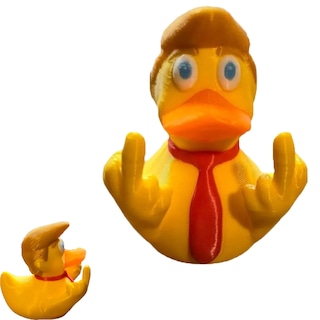 Foto 1 | Foto 1 | Divertido Patrón De Bandera Estadounidense Con El Dedo Medio De Un Pato De Goma Para Decoración De Coches - Venta Internacional.