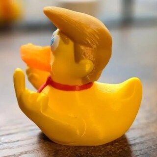 Foto 3 | Foto 3 | Divertido Patrón De Bandera Estadounidense Con El Dedo Medio De Un Pato De Goma Para Decoración De Coches - Venta Internacional.