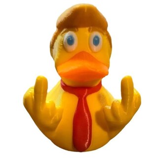 Foto 5 | Foto 5 | Divertido Patrón De Bandera Estadounidense Con El Dedo Medio De Un Pato De Goma Para Decoración De Coches - Venta Internacional.
