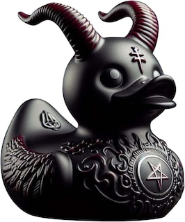 Foto 1 | Foto 1 | Juguete De Baño Rubber Duck Satan Gothic Punk Rock Coleccionable - Venta Internacional.