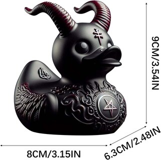 Foto 5 | Foto 5 | Juguete De Baño Rubber Duck Satan Gothic Punk Rock Coleccionable - Venta Internacional.