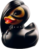 Rubber Duck Lady Valentina, Coleccionable De Punk Rock Gótico Oscuro - Venta Internacional.