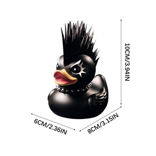 Foto 6 | Foto 6 | Juguete De Baño Coleccionable Rubber Duck Death Rock Duck Dark Small - Venta Internacional.