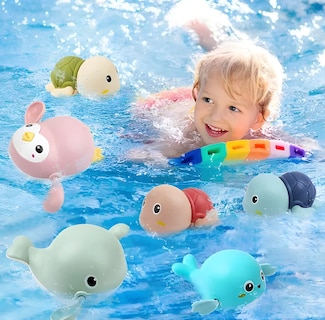 Foto 4 | Foto 4 | Kit Xtellar De Juguetes Para Baño Premium Para Bebés – Pack De 9 – Tortugas, Delfín Y Pato