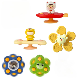 Foto 1 | Foto 1 | Juguetes de Baño Giratorios para Bebés 5 Piezas