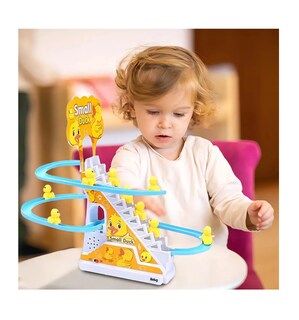 Foto 3 | Foto 3 | Juguetes De Escalada Para Patos Pequeños Eléctrico Amarillo/azul