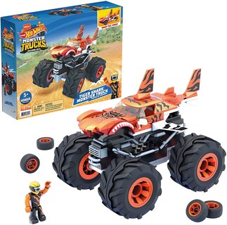 Foto 1 | Foto 1 | Venta Internacional - Set de Construcción Mega Construx Hot Wheels Tiger Shark Monster Truck