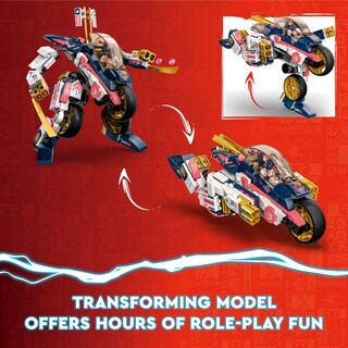 Foto 5 | Foto 5 | Venta Internacional - Lego Ninjago Sora's Transforming Mech Bike Racer 71792 Ninja