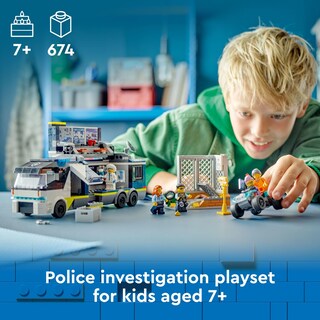Foto 2 | Foto 2 | Venta Internacional - Camión Móvil De Laboratorio Criminalístico Lego City Police De Juguete Con Minifiguras