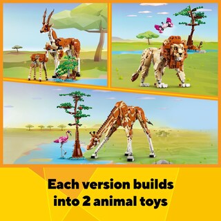 Foto 5 | Foto 5 | Venta Internacional - Set De Construcción Lego Creator 3 En 1 Wild Safari Animals 31150