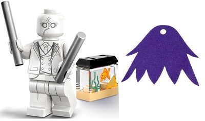Foto 1 | Foto 1 | Venta Internacional - Minifigura Lego Marvel Series 2 De Mr Knight Con Capa De Maléfica
