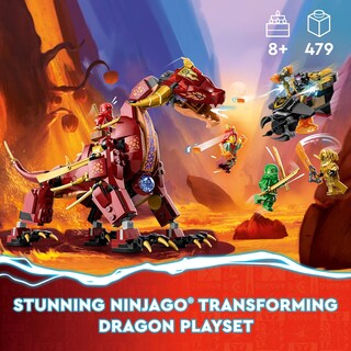 Foto 2 | Foto 2 | Venta Internacional - Set De Juguetes De Construcción Lego Ninjago Heatwave Transforming Lava Dra