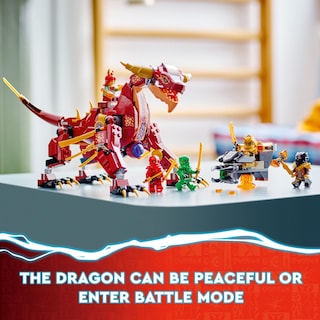 Foto 3 | Foto 3 | Venta Internacional - Set De Juguetes De Construcción Lego Ninjago Heatwave Transforming Lava Dra