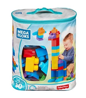 Foto 1 | Foto 1 | Venta Internacional - Bolsa Building Blocks Mega Bloks First Builders De 80 Piezas