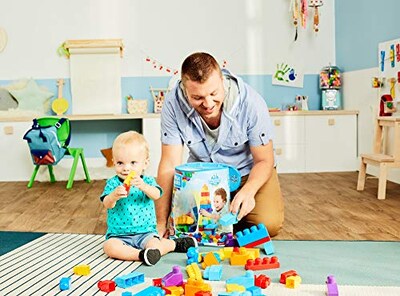 Foto 3 | Foto 3 | Venta Internacional - Bolsa Building Blocks Mega Bloks First Builders De 80 Piezas