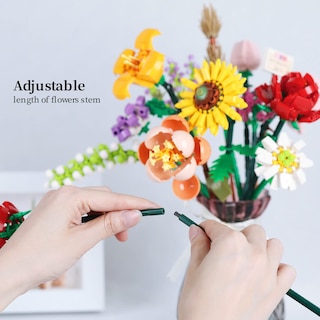 Foto 6 | Foto 6 | Venta Internacional - Set De Construcción Qlt Mini Bricks, Ramo De Flores, 547 Piezas, 8-12 Años