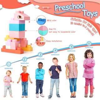 Foto 2 | Foto 2 | Venta Internacional - Set De Bloques De Construcción Chenxuanbro Stem Para Niños De 18 A 6 Años En Edad Preescolar