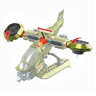 Foto 4 | Foto 4 | Venta Internacional - Set De Construcción Mega Halo Toys Vehicle Unsc Hornet Con 2 Figuras