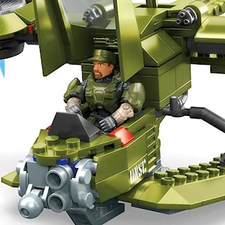 Foto 5 | Foto 5 | Venta Internacional - Set De Construcción Mega Halo Toys Vehicle Unsc Hornet Con 2 Figuras