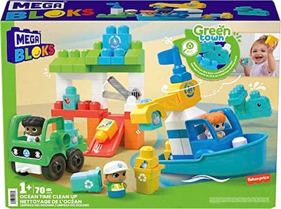 Foto 6 | Foto 6 | Venta Internacional - Juguete De Construcción Mega Bloks Fisher Price Preschool Green Tow