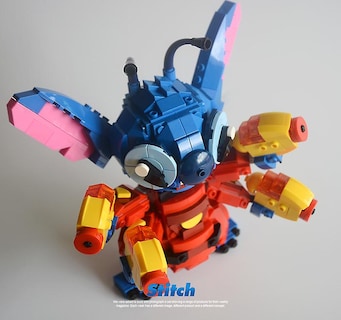 Foto 1 | Foto 1 | Venta Internacional - Juguete De Construcción Building Blocks Stitch Variant De 14 Años